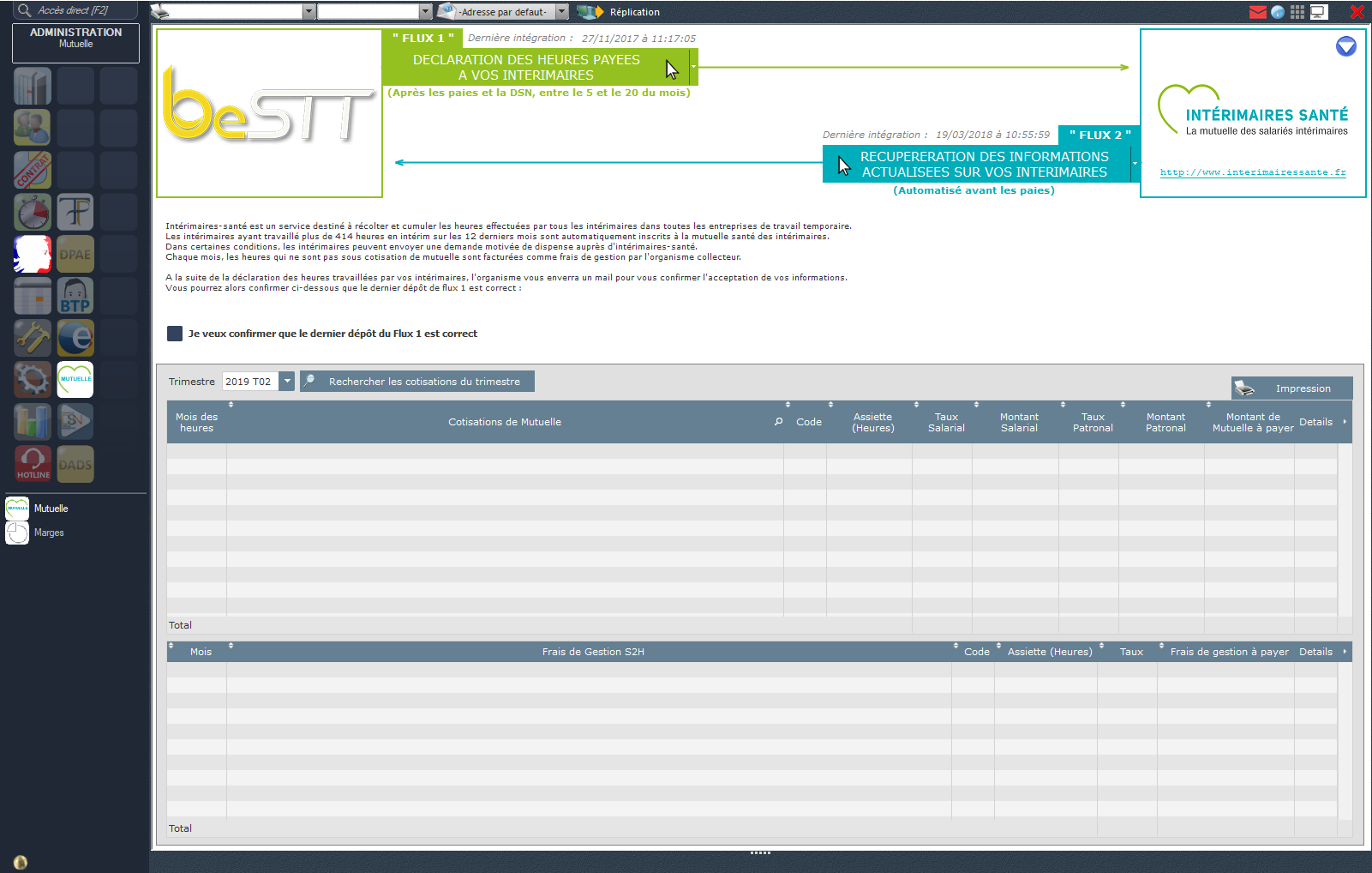 Gestion de la Mutuelle